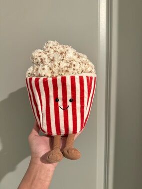 Jellycat amuseables retired Popcorn Bucket Perfect condition